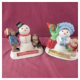 2 Cairn Snowman Figurines 1998, 1999