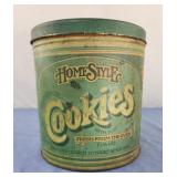 1970s Ballonoff Mid Century  Kitchen Tin Canister