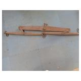 Vintage wooden double tree horse yoke primitive