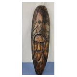 Hancrafted wood carving 20.5" tall