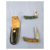 Vintage stainless Pakistan blade, brass pocket