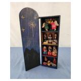Blue Nativity Wood RetabloBy NOVICA 11.5" tall