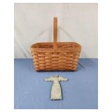 Handle basket and angel