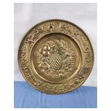 COPPER COLORED WALL HANGING PLATE