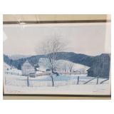 Bob timberlake 19.5x15 near grandfather mtn barns