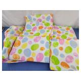 8 vinyl easter egg table cloths