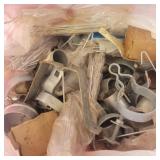 Crate full of Chain link fence Parts