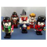 Set of 6 Strasburg Collection nutcrackers 5.5"