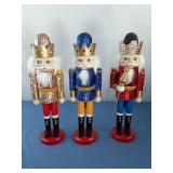 Set of 3 nutcrackers 13.5" tall