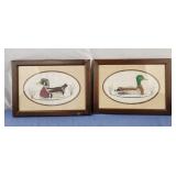 16x12 needlepoint duck wall art