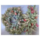 Christmas wreaths and swag