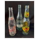 Vintage misc collectible glass bottles-Cheerwine