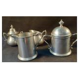 Vintage creamer and sugar bowls sets