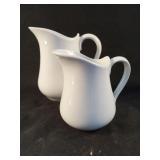 Set of 2 vintage pitchers