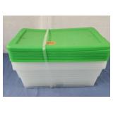 5 sterlite shoe storage boxes