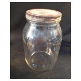 Vintage glass jug for Penrose Food Specialties 6