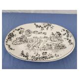 Platter New England Toile Tabletops Unlimited,