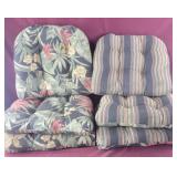 6 Reversible patio chair cushions (20"Wx18"D)