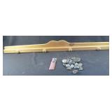 Polished rocks, Guatemala book mark and a wood