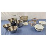 Stainless nesting bowls, rice soup bowls china,