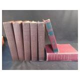 Vintage misc encyclopedias and dictionary