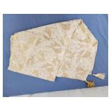 68x14 gold angel table runner  tassles