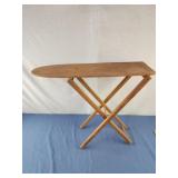 Folding Wooden Ironing Board vintage has pencil