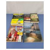 Assorted books, Guy Fieri , october sky, kite