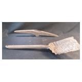 Vintage miners pic axe 17" and vintage shovel 20"