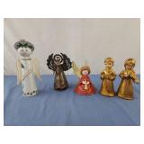 Angels decor,musical metal ange rotates, metal