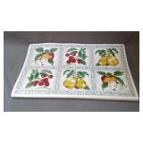 Lot of misc placemats. 7 vinyl, 2 woven and 4