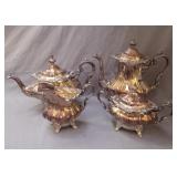 Vintage Gorham silver plated tea and coffee set
