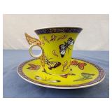 Classic coffee and  Tea Cup Ornament Featuring