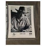Autograph signed by Don Cox