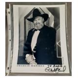 Autograph signed by Charlie Daniels