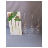 Set of Tear Drops hand-blown vases by Two