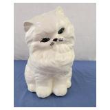 Persian Cat Figure Vintage Ceramic Glazed Quirky