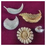 Gold Colored Brooches