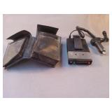 Passport radar detector with case.