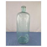 Giant Hand Blown Glass Bottle - 18" TALL