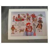Willie Nelson Christmas photo 1996