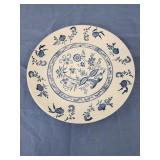 SCIO "BLUE ONION" Dinner Plate collectible 10"