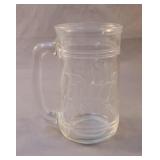 Bud King of Beers glass mug