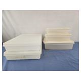 Rubbermaid servin savers set of 3, 2 unbranded