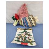 Handmade flying angel pillow, small