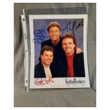 Autograph signed by The Gatlin Brothers Nov 1995