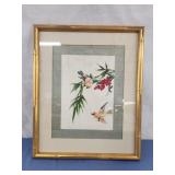 14x18 embroidered birds wall hanging