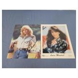 Barbara Mandrell and Louise Mandrell autographed