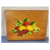12x9 handpainted fruit wall hanging