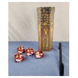 Tall Christmas box, wreath holder, lil farm